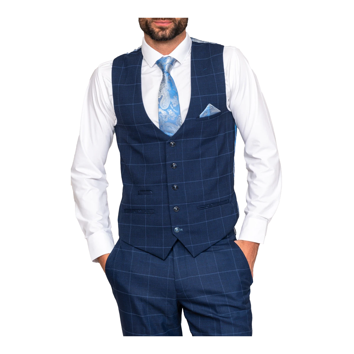 Marc Darcy Edinson Suit Waistcoat for Men