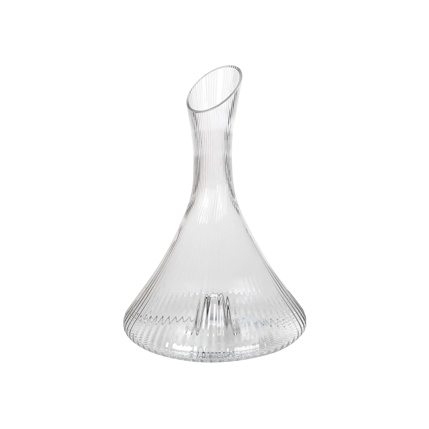 Coach House Clear Ribbed Carafe