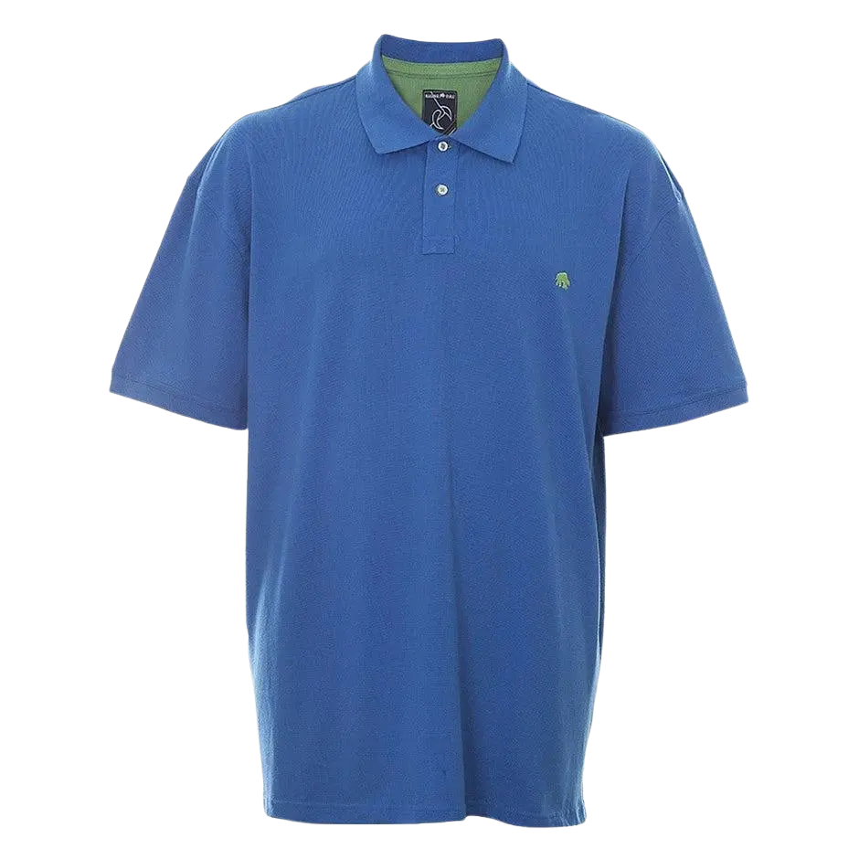 Raging Bull Big & Tall New Signature Polo Shirt for Men in Cobalt