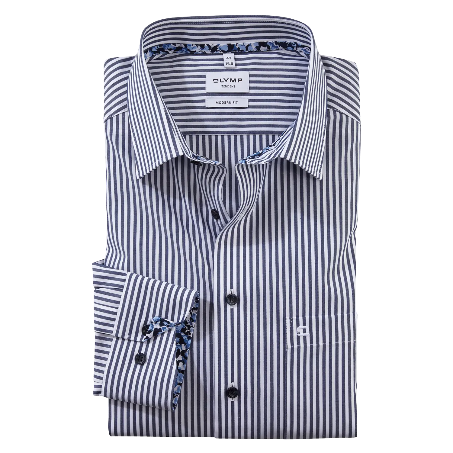 OLYMP Tendenz Striped Formal Shirt for Men