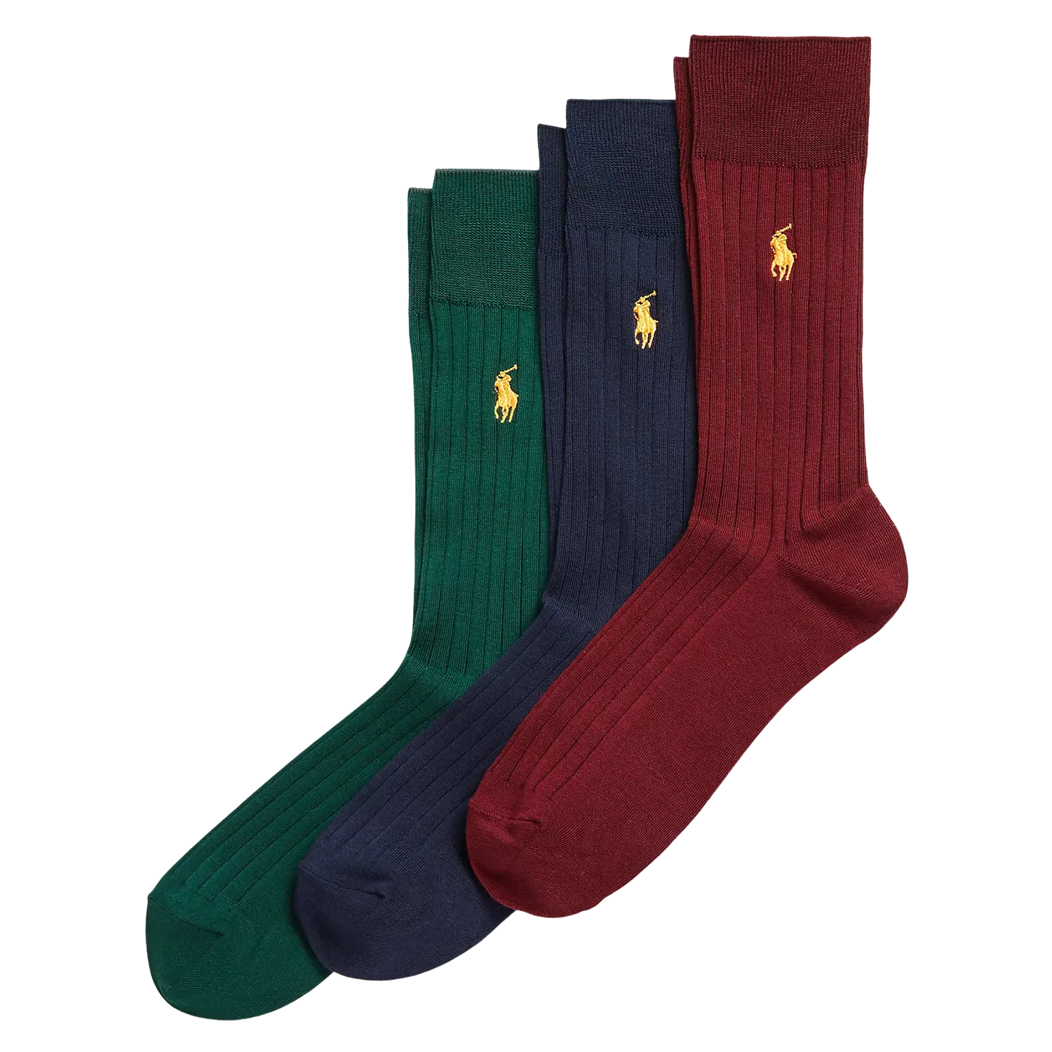 Polo Ralph Lauren Three Pack of Egyptian Crew Socks for Men