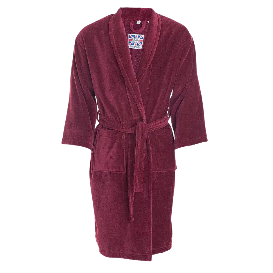Bown of London Dressing Gown for Men in Wine