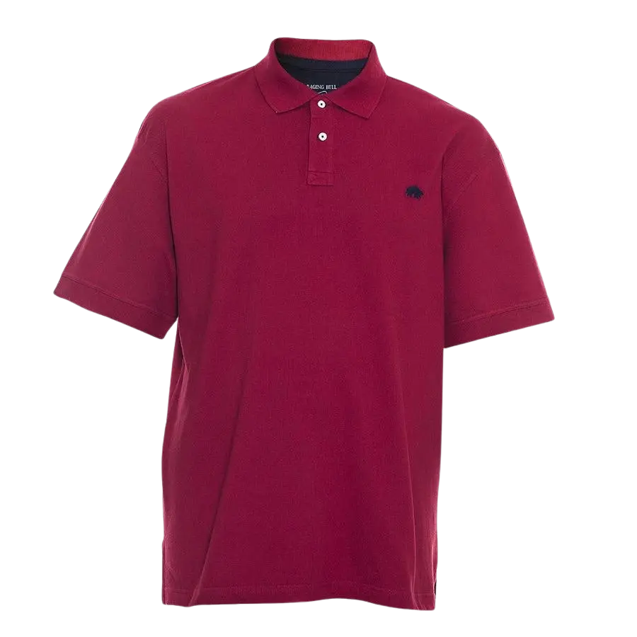 Raging Bull Big & Tall New Signature Polo Shirt for Men in Red-3XL-6XL