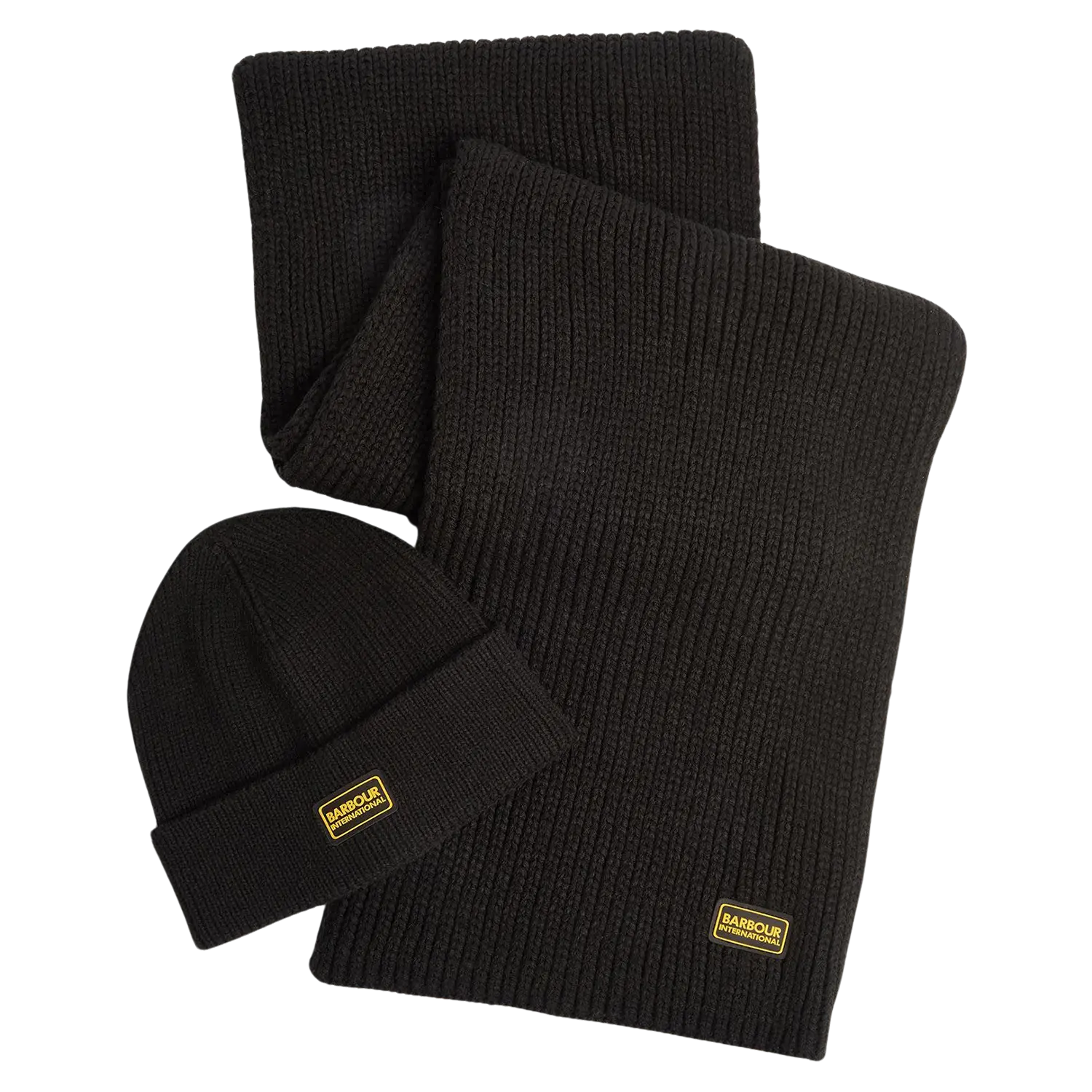 Barbour International Legacy Beanie and Scarf Gift Set
