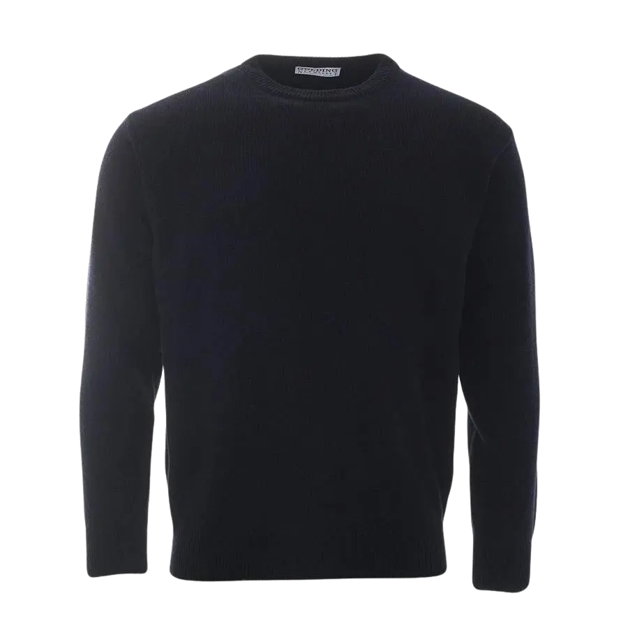 Golding Lambswool Crew Neck Sweater for Men in Navy