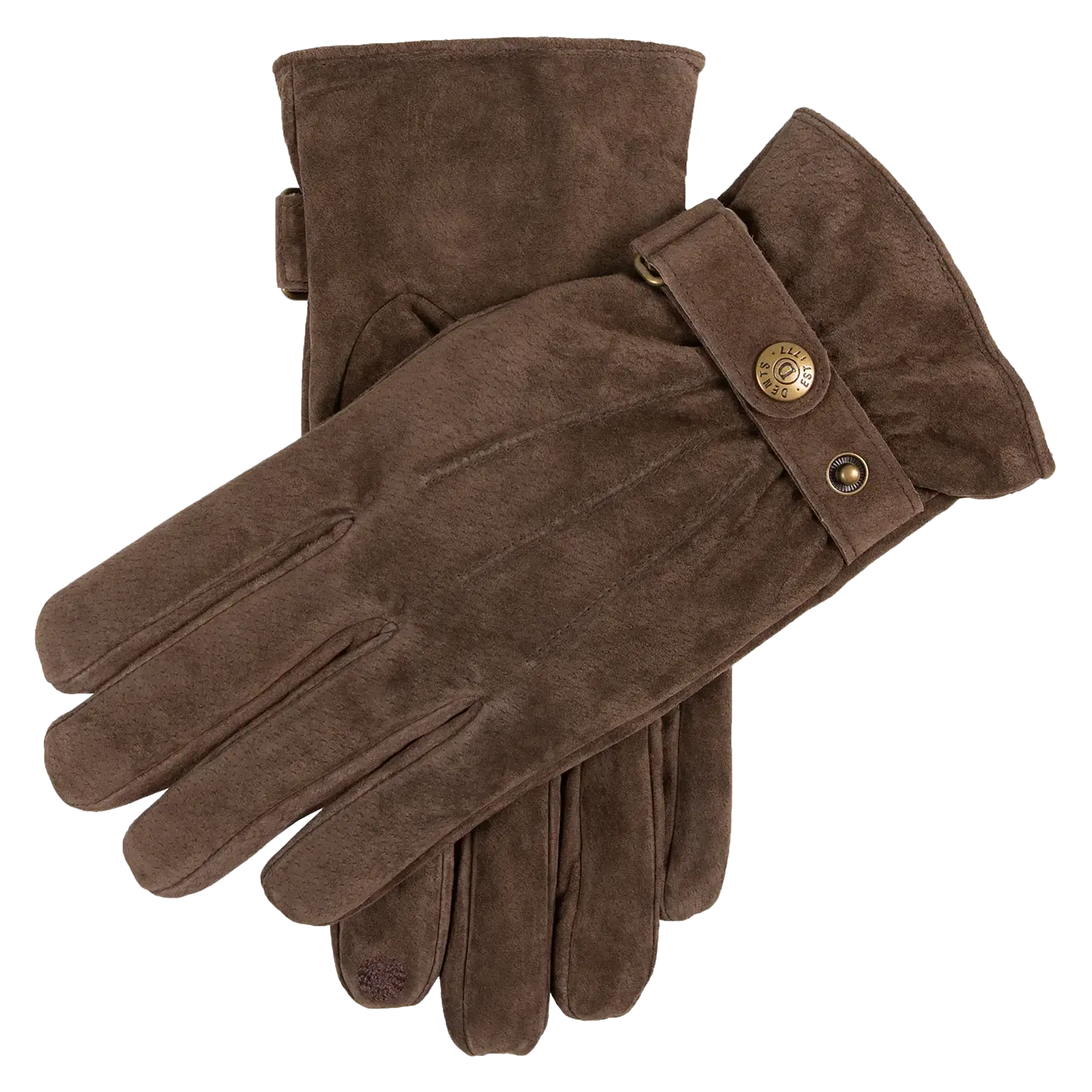 Dents Morley Touchscreen Water-Resistant Three-Point Suede Gloves for Men