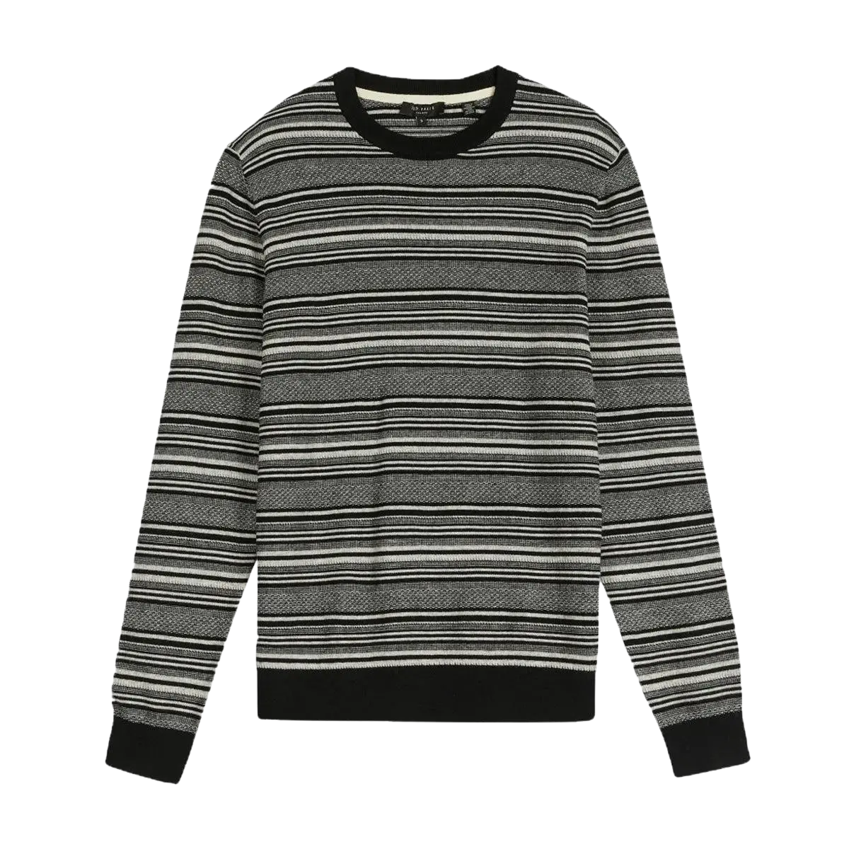Ted Baker Lowther Long Sleeve Textured Crew Neck for Men