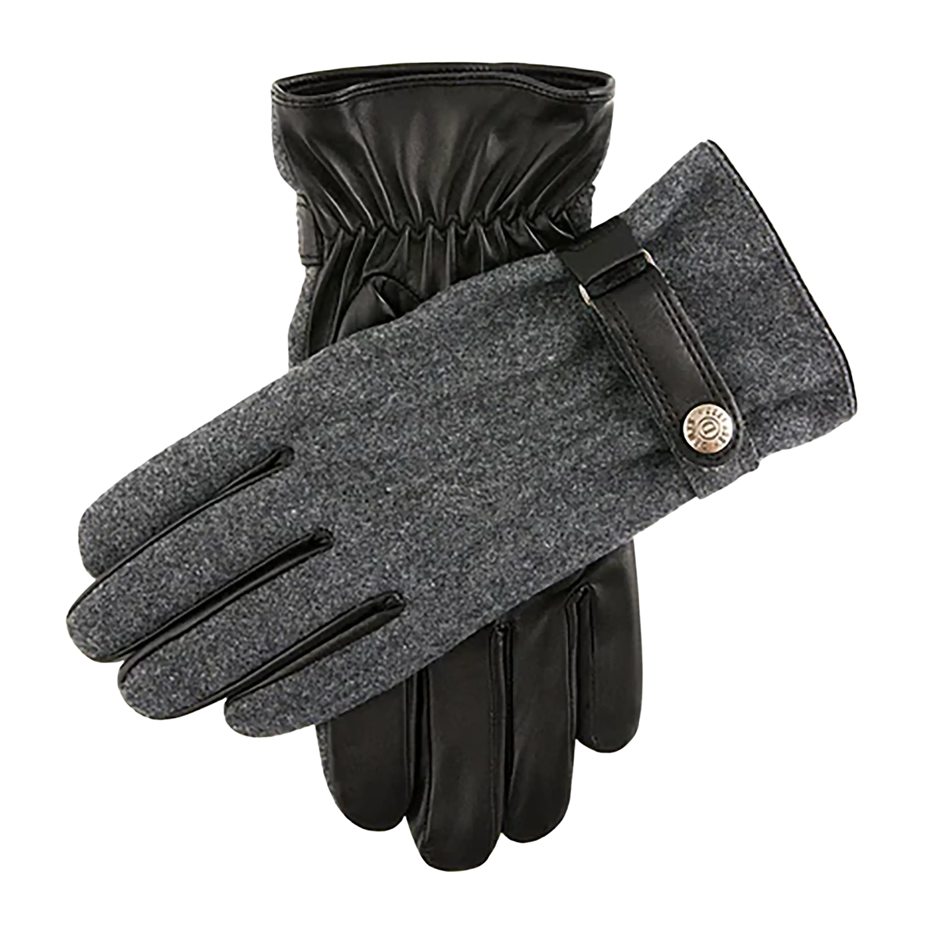 Dents Fleece Lined Flannel Back Leather Gloves for Men