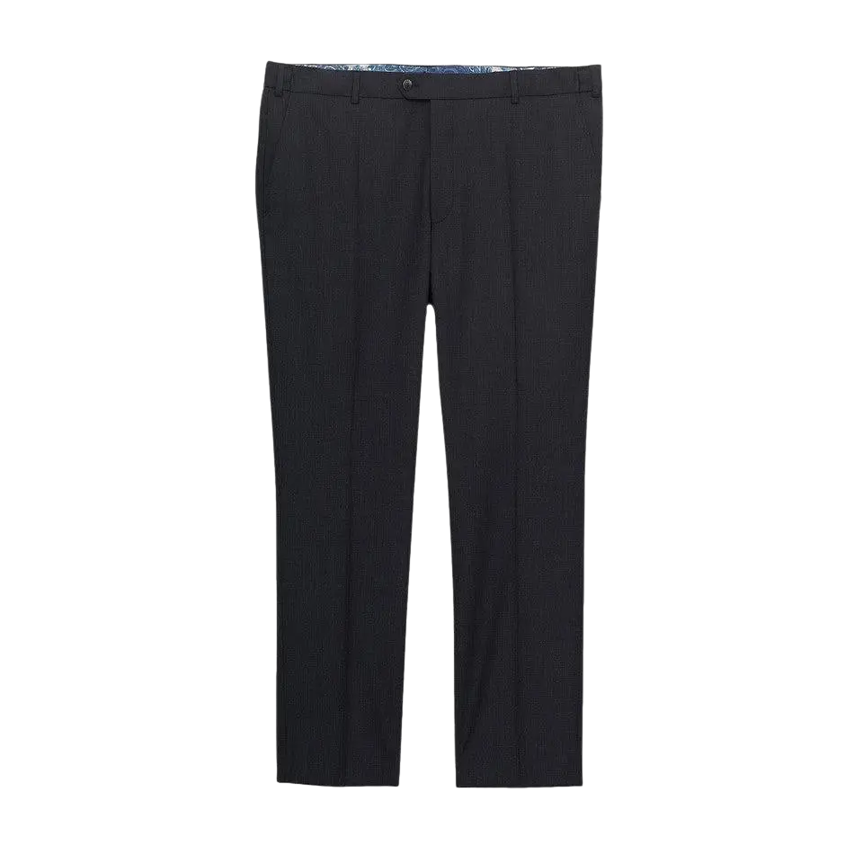 Meyer Oslo Soft Gabardine Trousers for Men in Charcoal