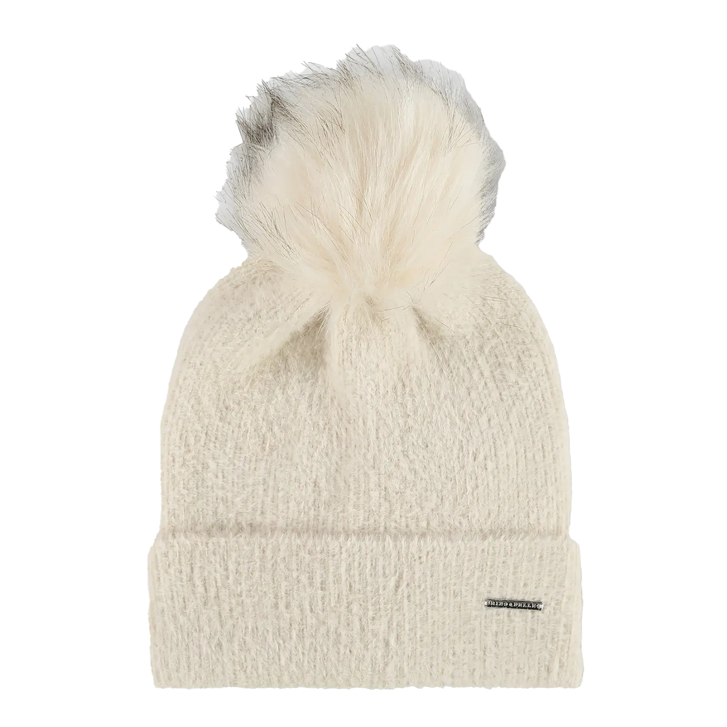 Rino & Pelle Caso Beanie Hat With Pompom for Women