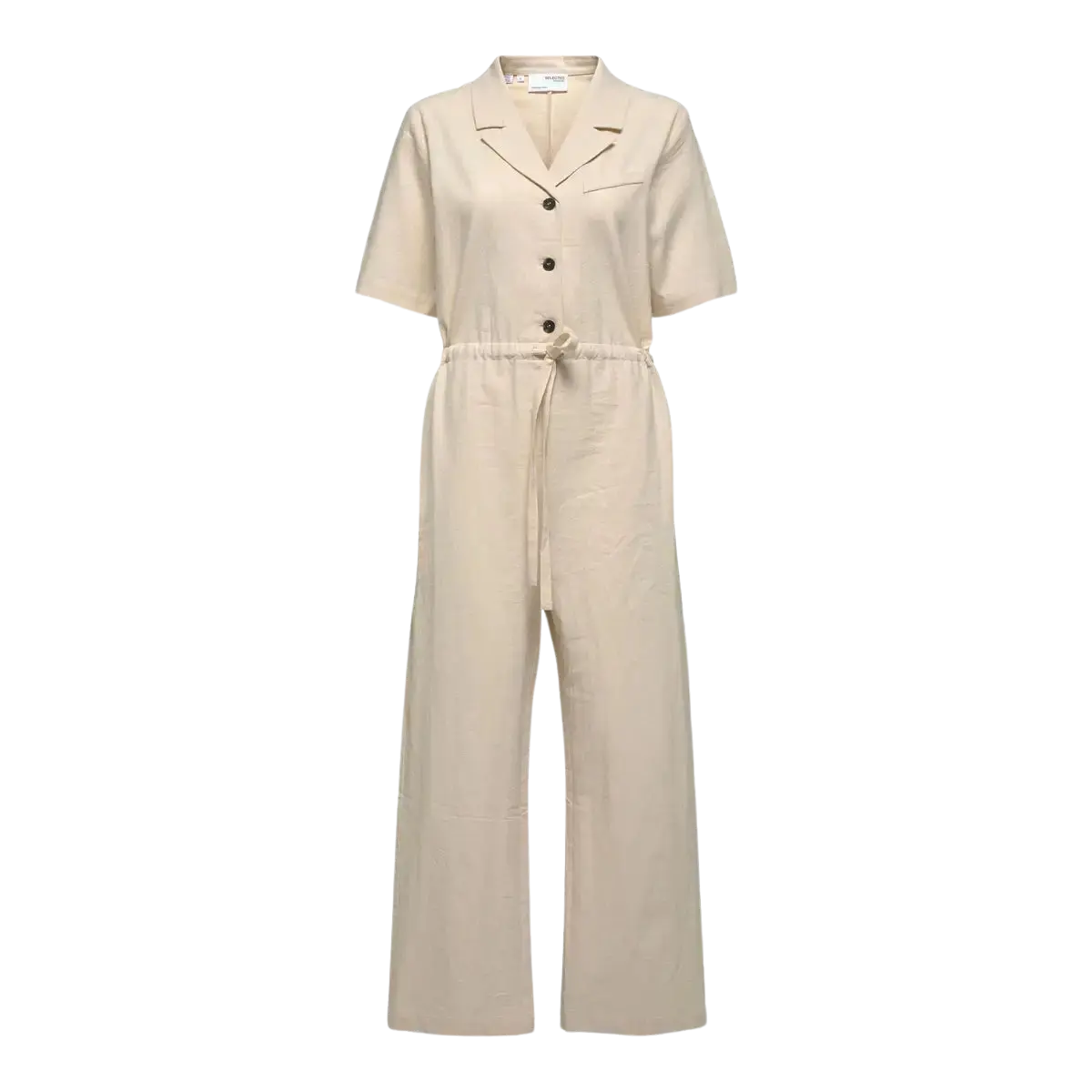 Selected Femme Malvina Linen Blend Jumpsuit for Women