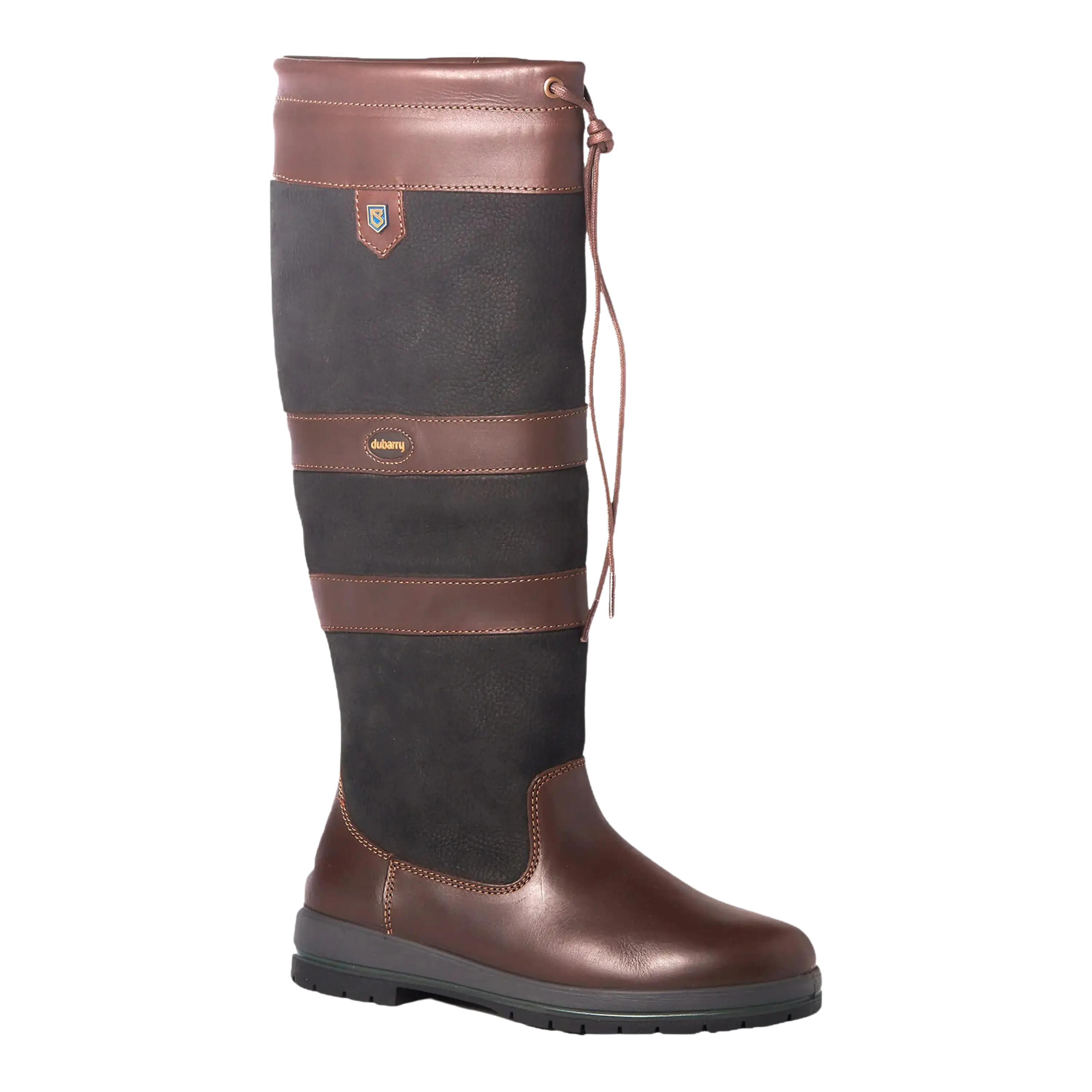 Dubarry Galway Boots for Women in Black/Brown