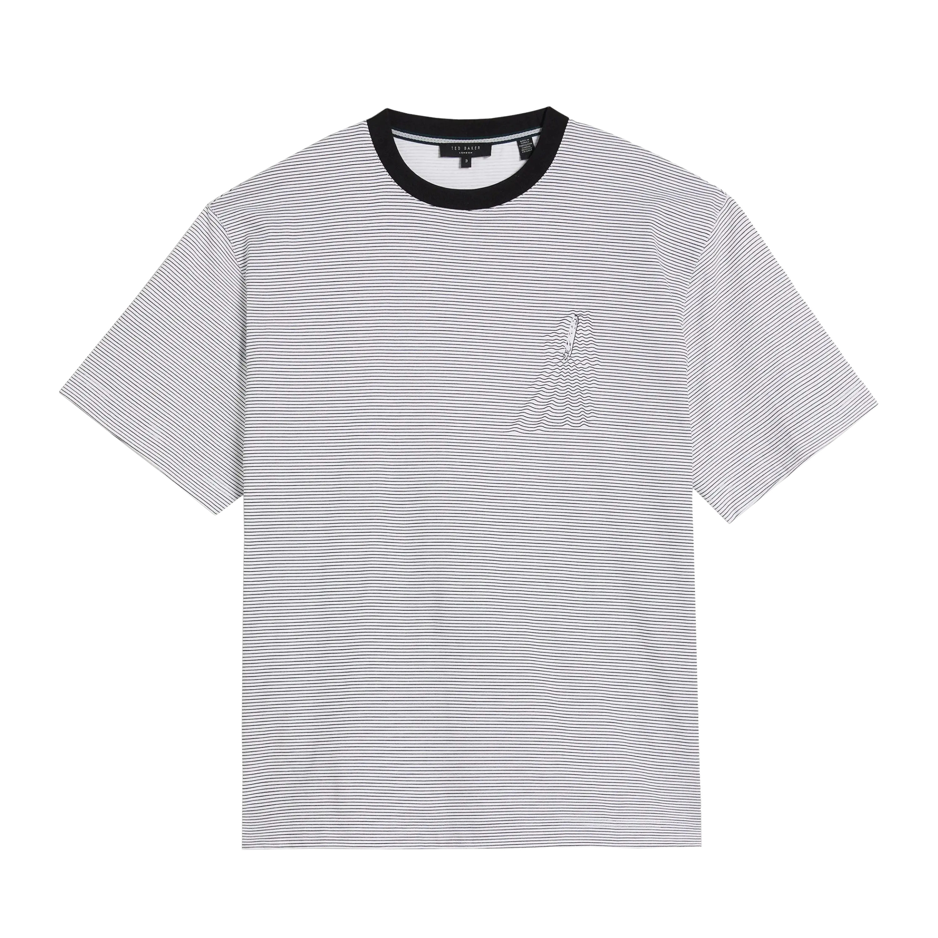 Ted Baker Agean Boat Wave Print Tee for Men