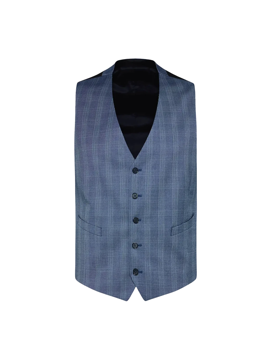 Digel Nicolo Check Suit Waistcoat for Men