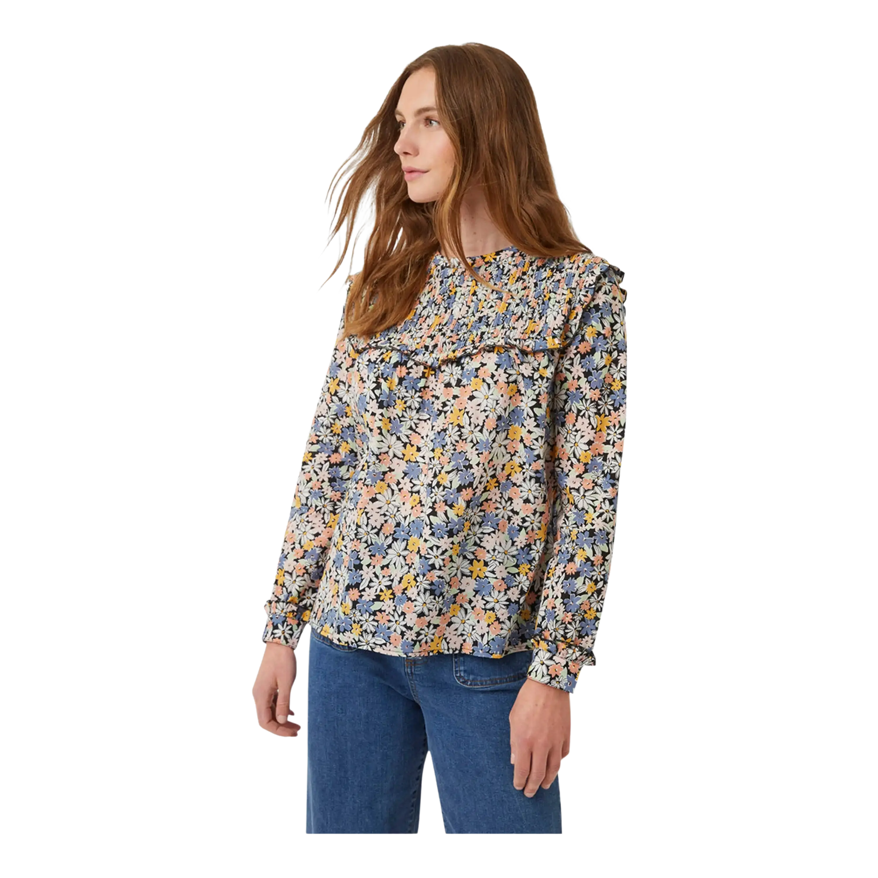 Great Plains Fiji Bloom Organic Round-Neck Shirt for Women