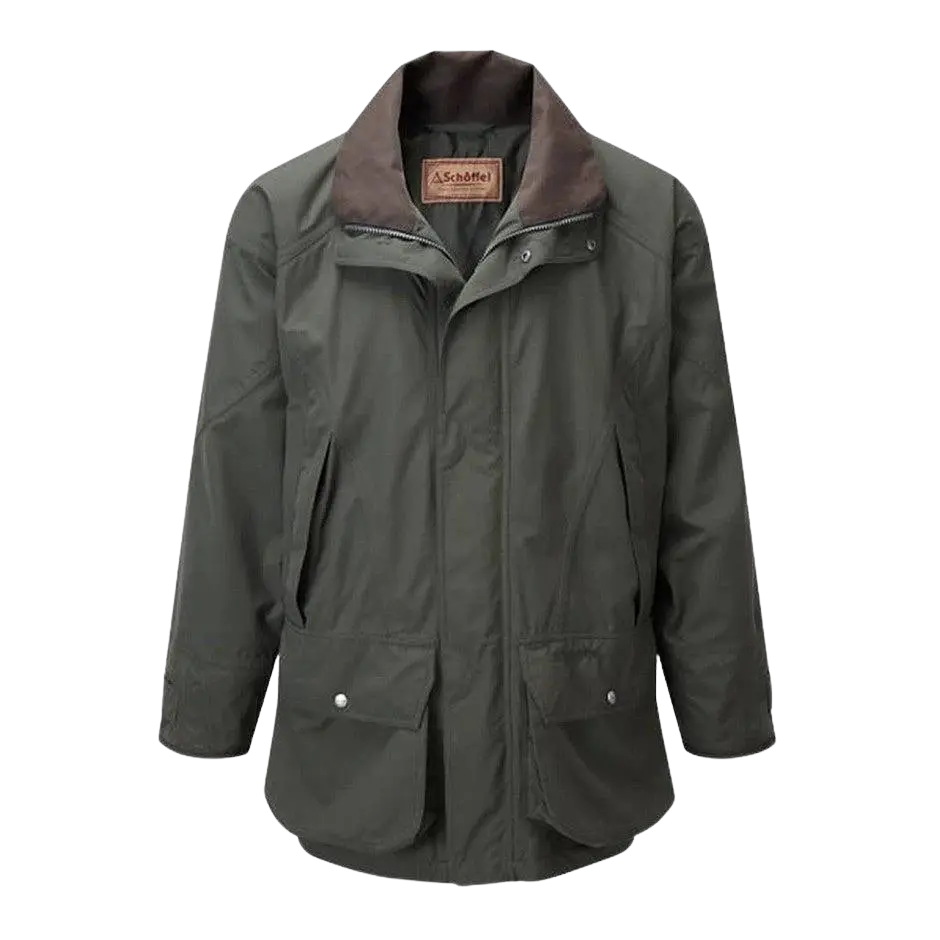 Schoffel Ptarmigan Ultralight Coat for Men in Dark Olive