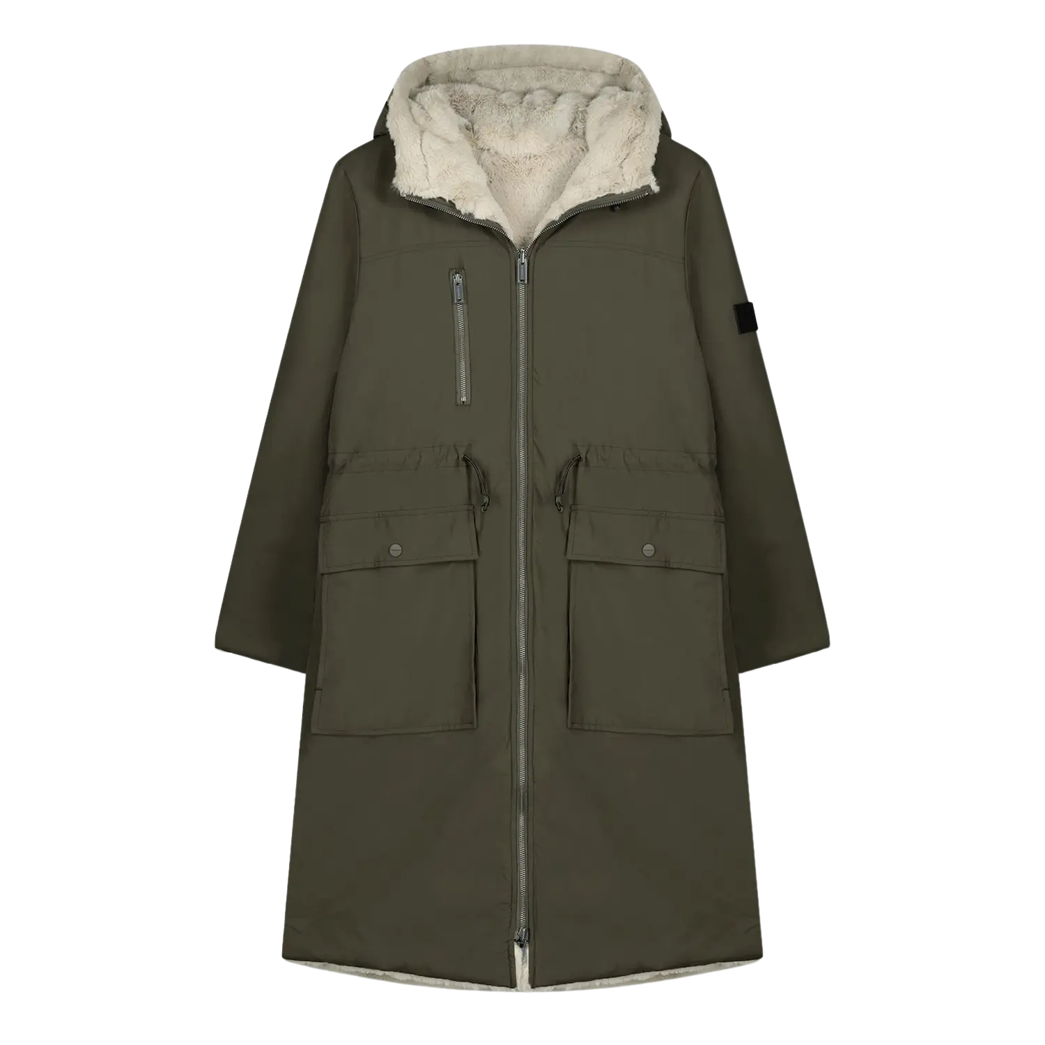Rino & Pelle Josien Reversible Hooded Coat for Women