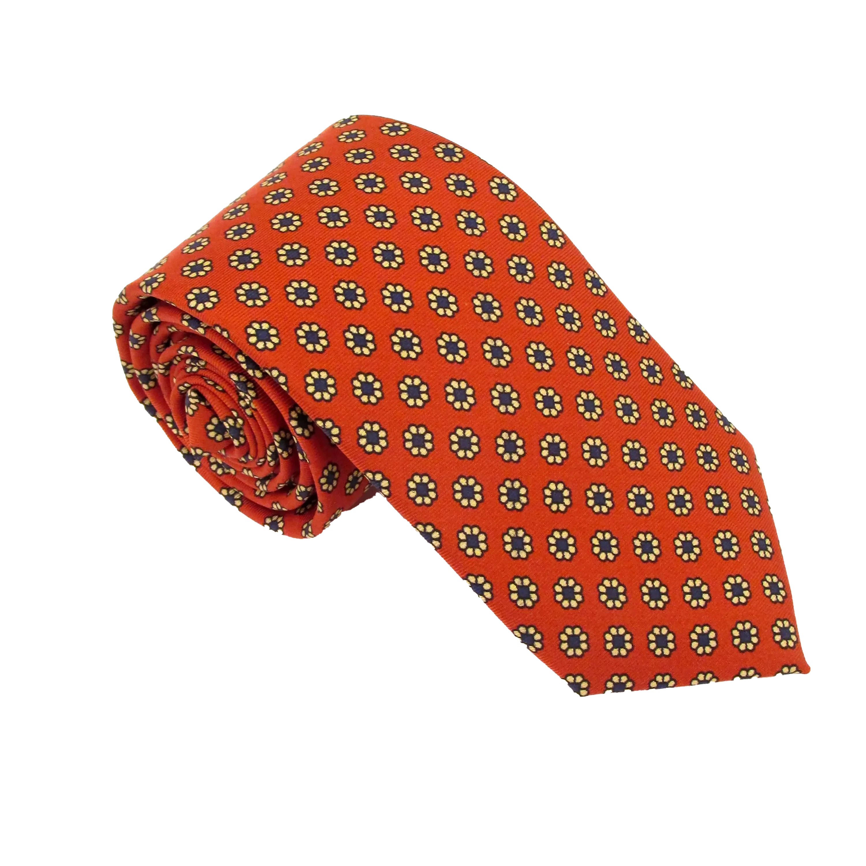 Van Buck English Printed Silk Tie for Men