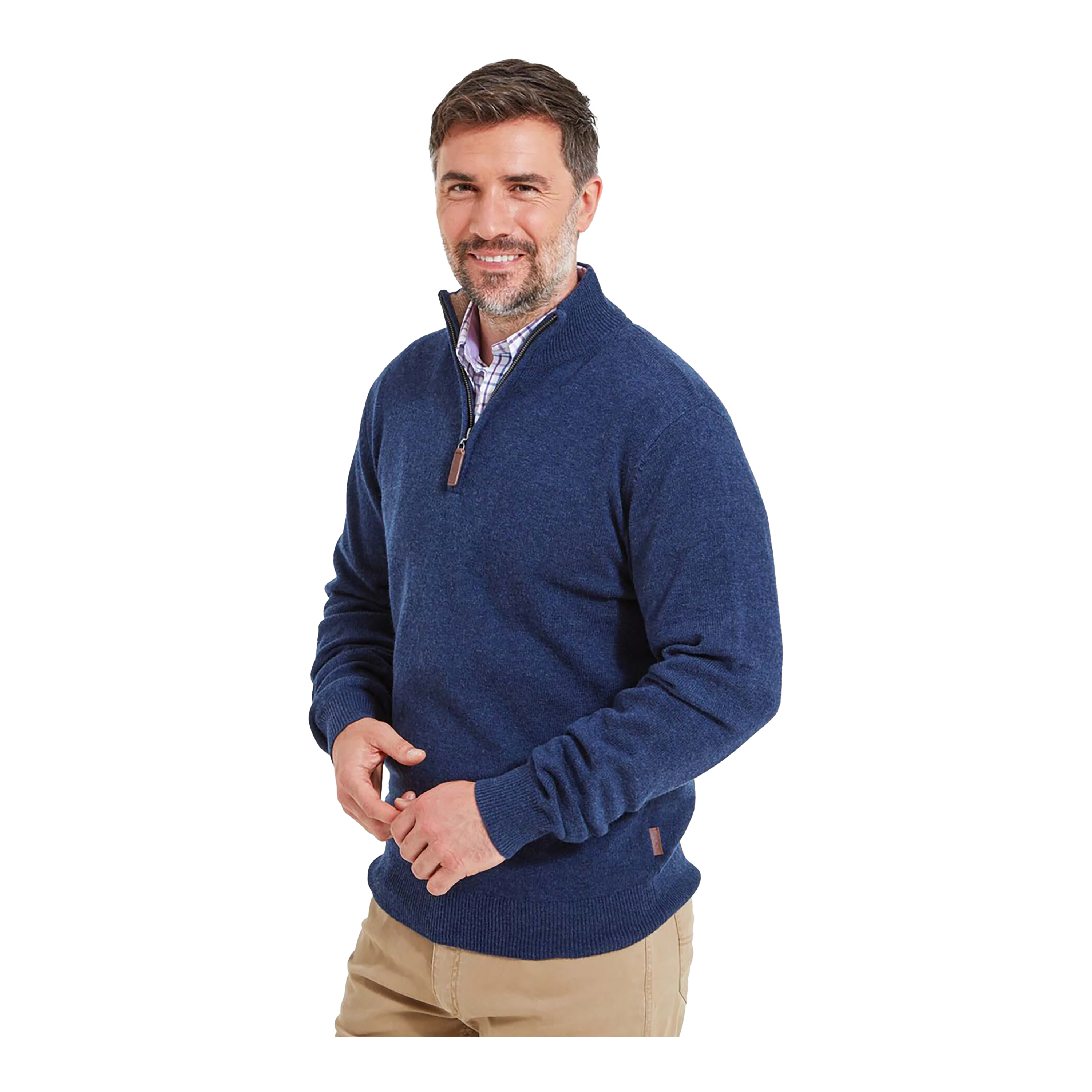 Schoffel Lambswool 1/4 Zip Jumper for Men