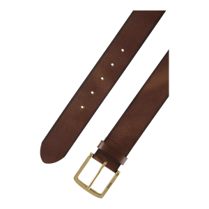 Gold Buckle Black Belt for Men | Reversible to Brown 40 / 100 cm - Black Brown | Capo Pelle