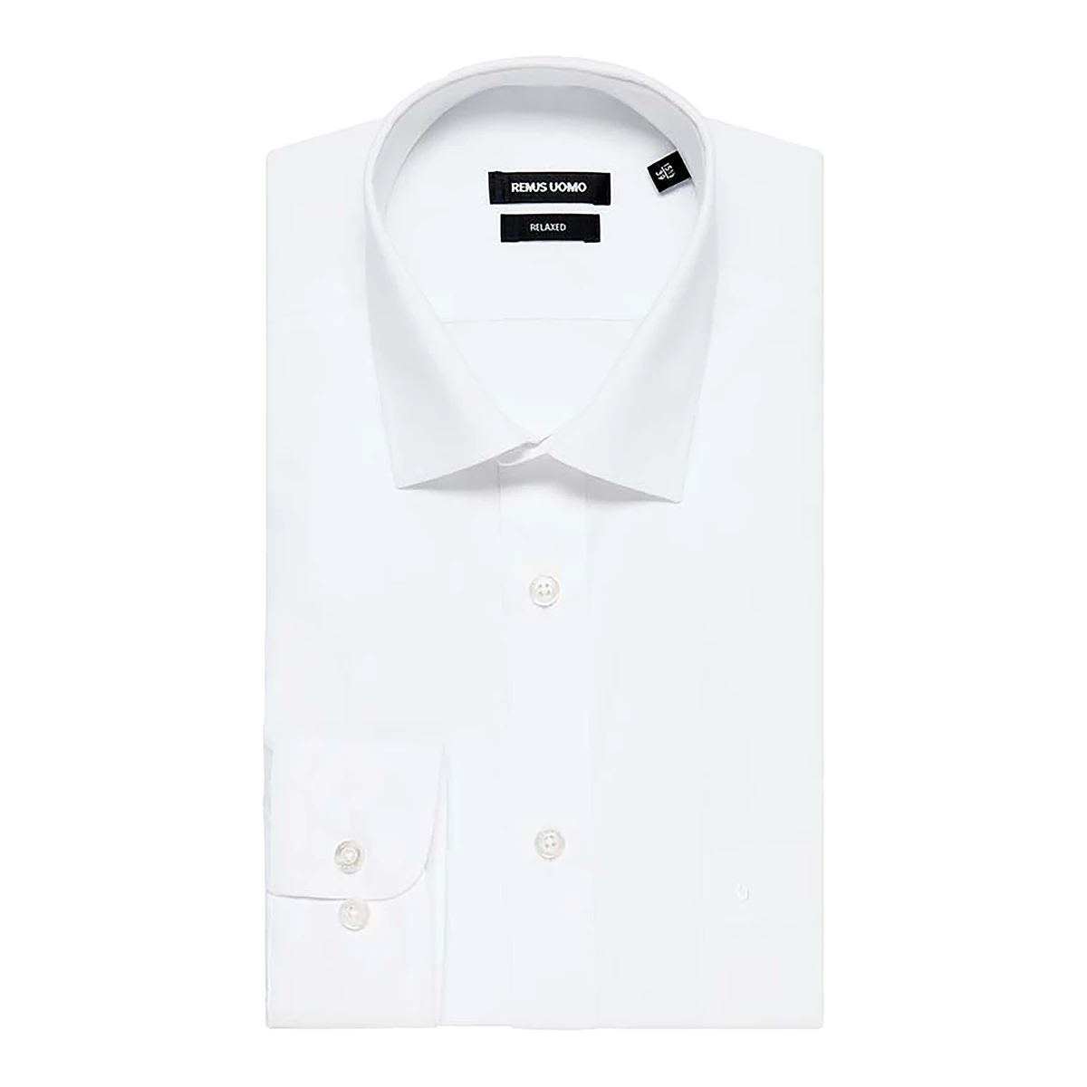 Remus Uomo Regular Fit Single Cuff Long Sleeve Shirt for Men