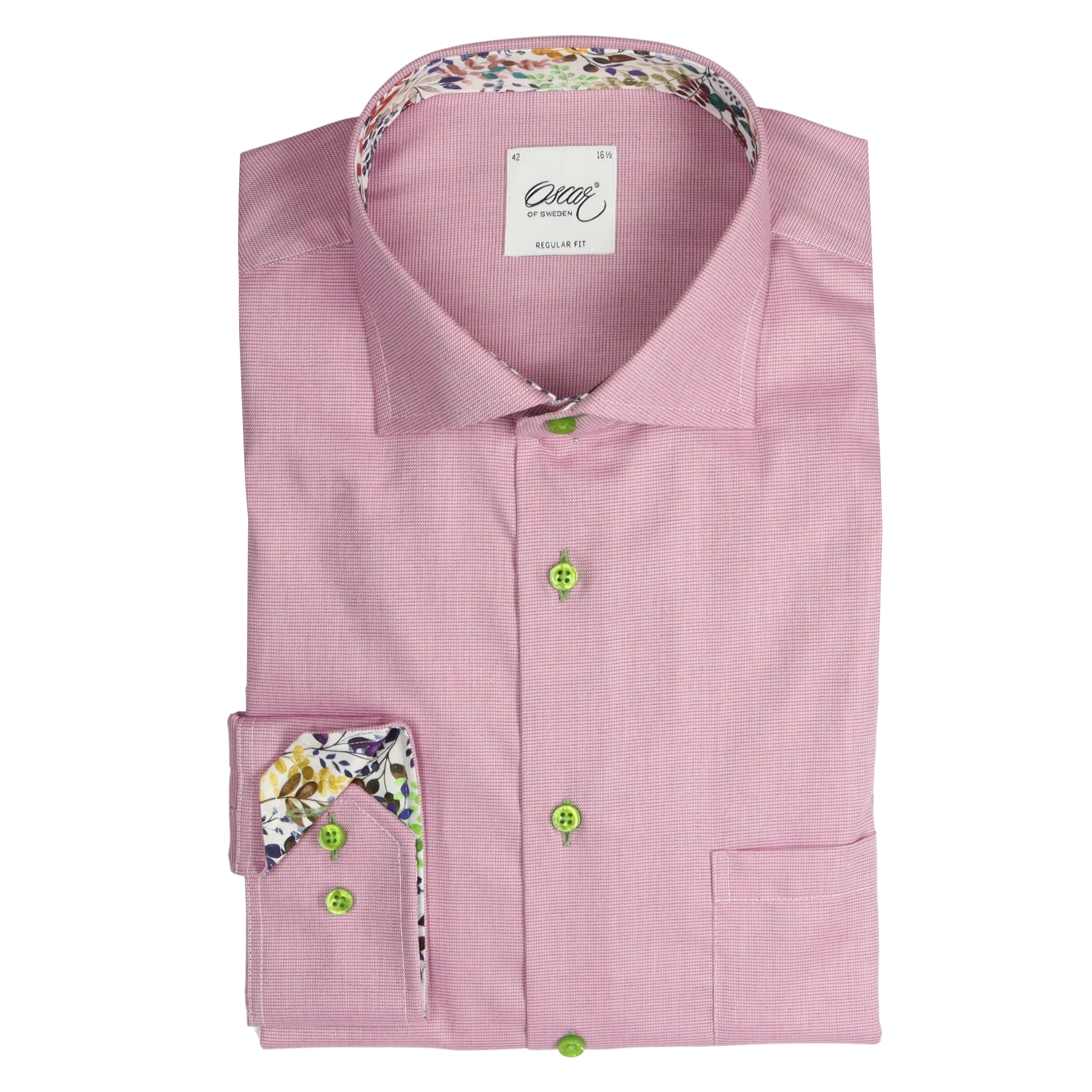 Oscar Plain Shirt With Trim for Men