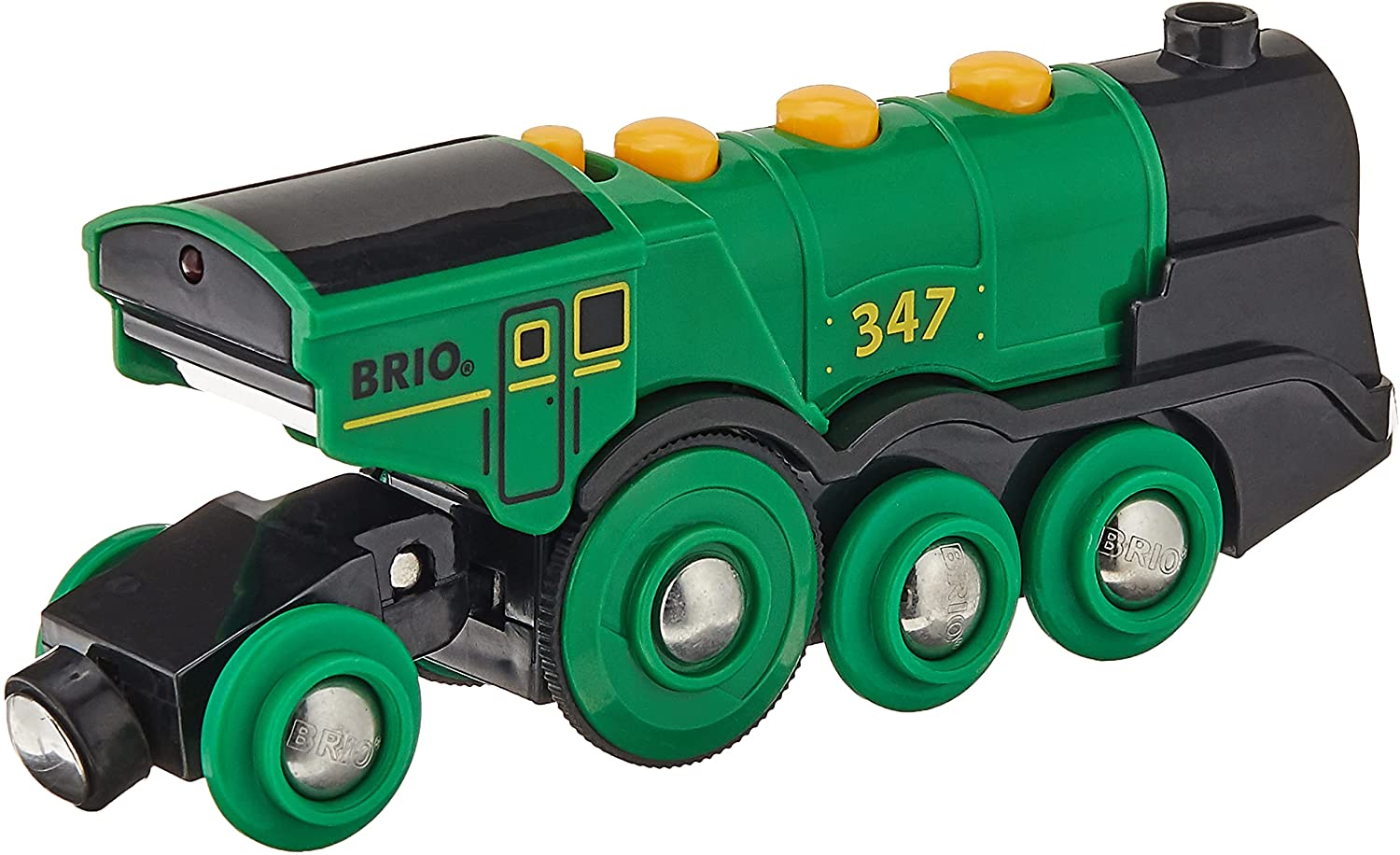 brio green locomotive