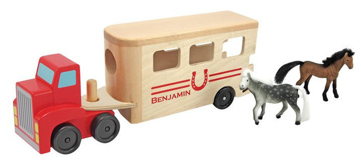 melissa and doug horse trailer