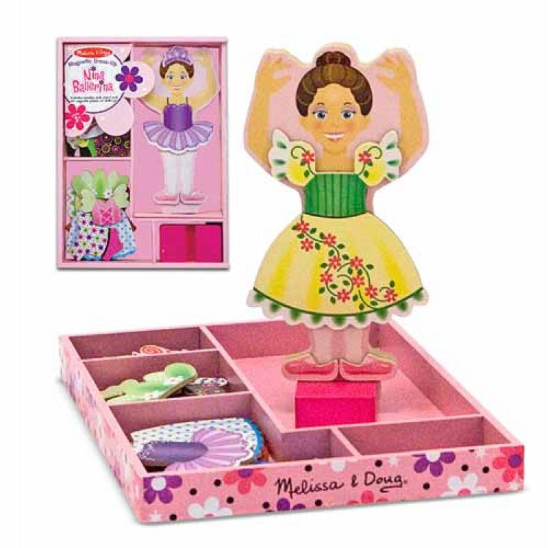 melissa and doug ballerina magnetic dress up