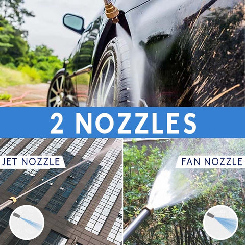 water gun jet nozzle and fan nozzle