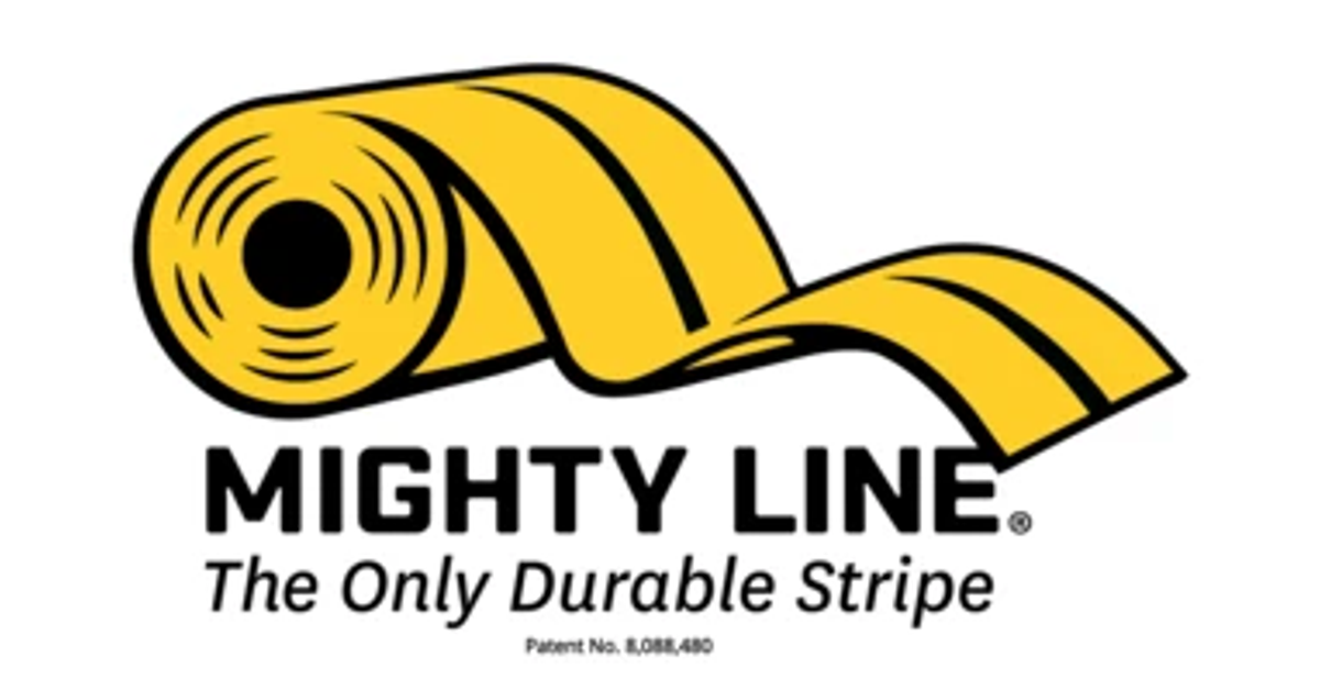 Mighty Line 4FC 4 Clear Safety Floor Tape - 100' Roll