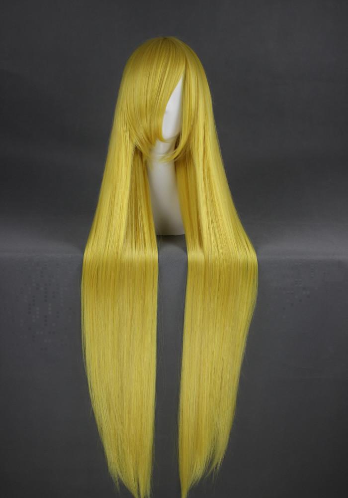 yellow anime wig