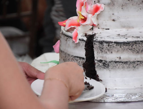 chocolate wedding cake