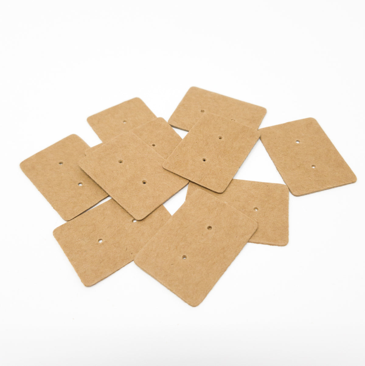 2 5cm X 3 5 Cm 15 X Kraft Earring Cards Ideal For Stud Earrings Jewellery Connectors Bails Art Craft Supplies Plastpath Com Br