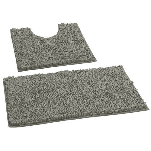 Lux 100% Cotton Tufted Reversible 3 Piece Bath Rug Set Eider & Ivory Color: Sage