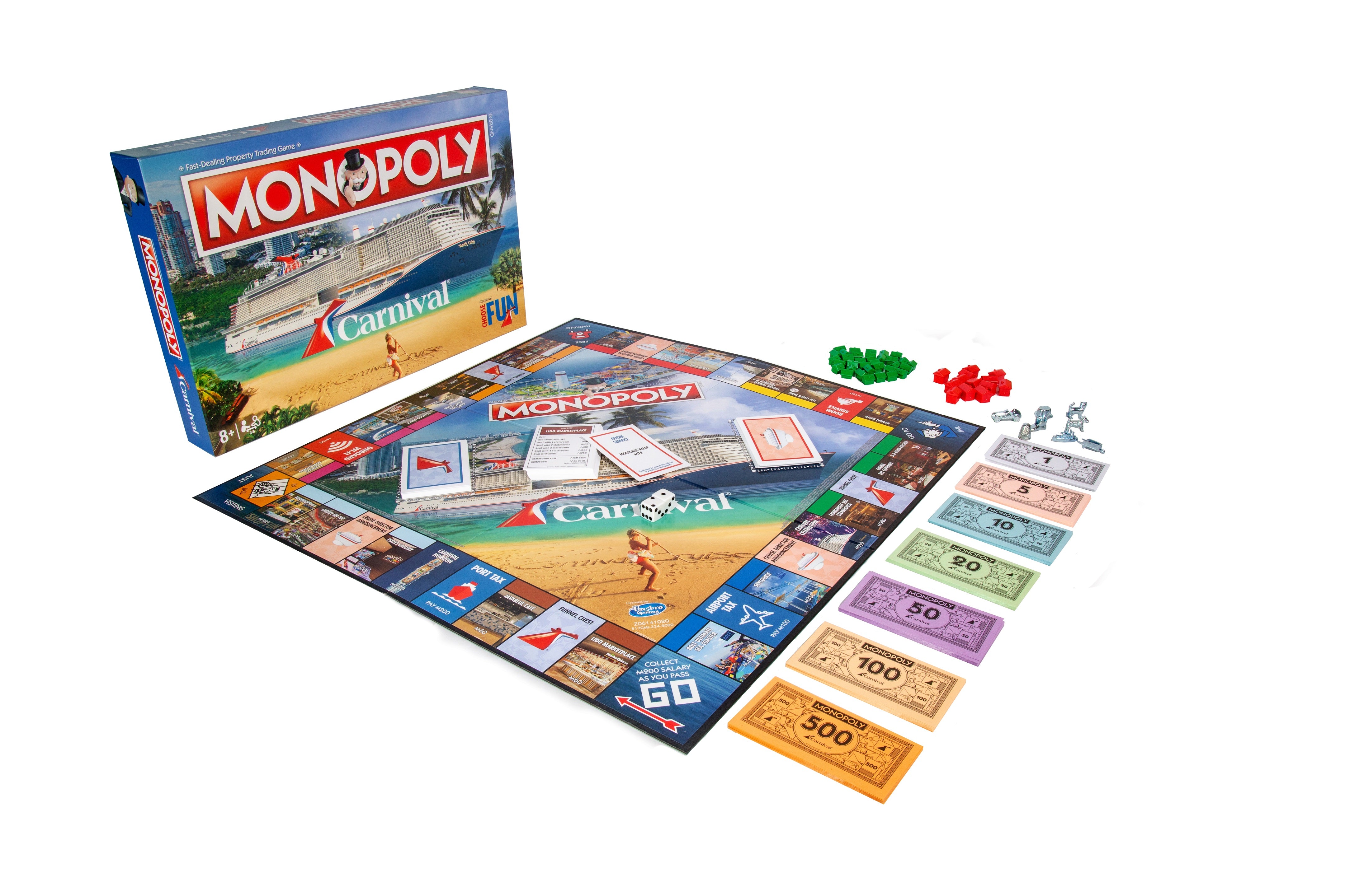 Paragraaf Tirannie Pakistaans Monopoly Carnival Fun Edition – Carnival Cruise Line
