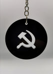 Hammer and sickle keychain