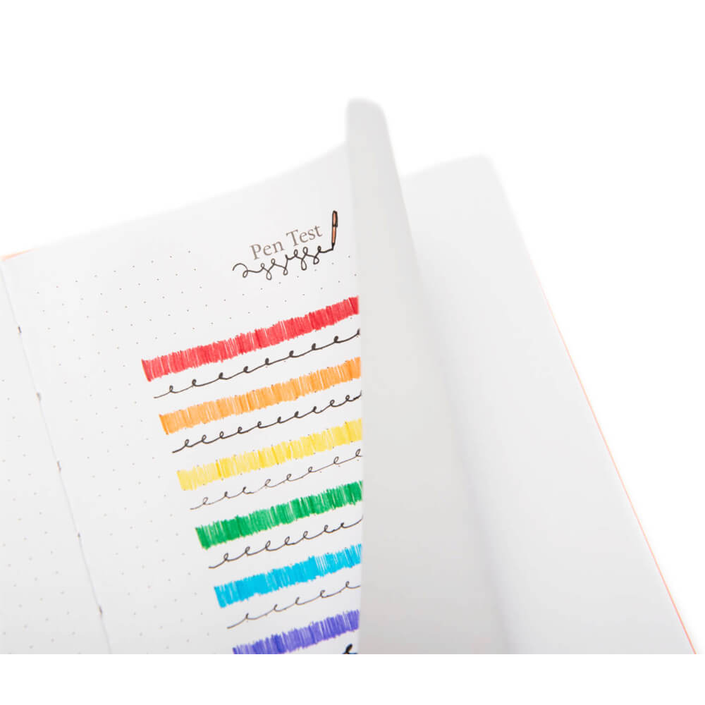 Bird Dotted Perfectly Penned A5 Notebook - Premium Weekly Planner with  FSC-Certified, 150gsm Paper - 160 5mm Dot Grid Pages and Vegan Friendly  Fabric Covers - Wrapped, Sealed and Boxed for Gifting
