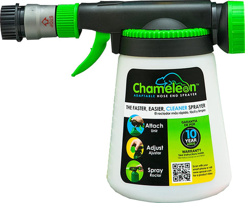 Chameleon hose end sprayer