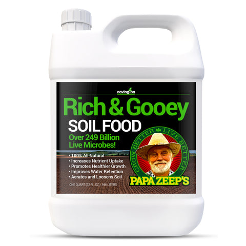 rich and gooey soil food