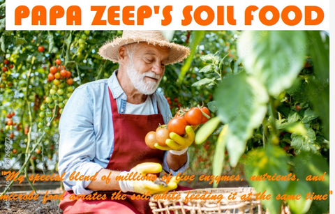 papa zeeps soil food with tomatoes