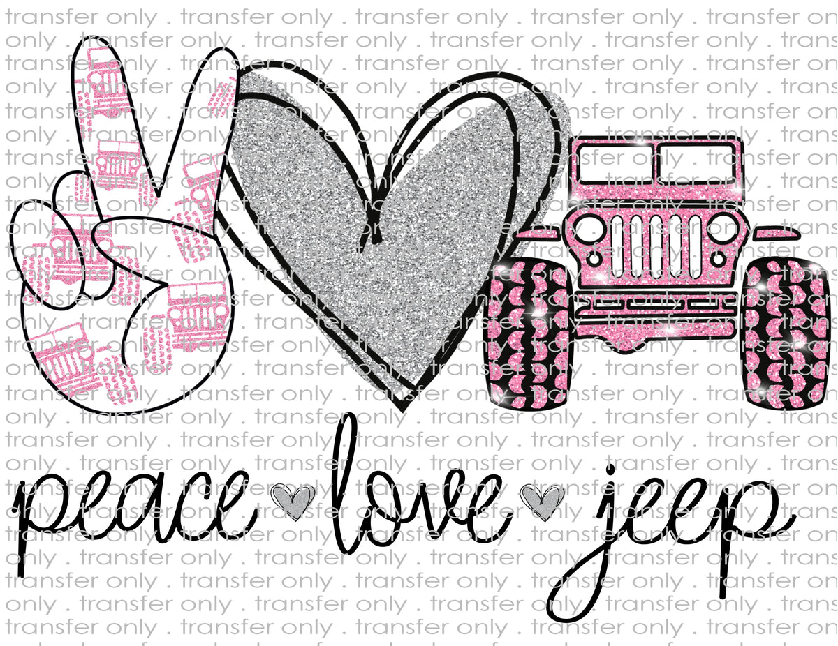 Download Peace Love Jeep Shirt