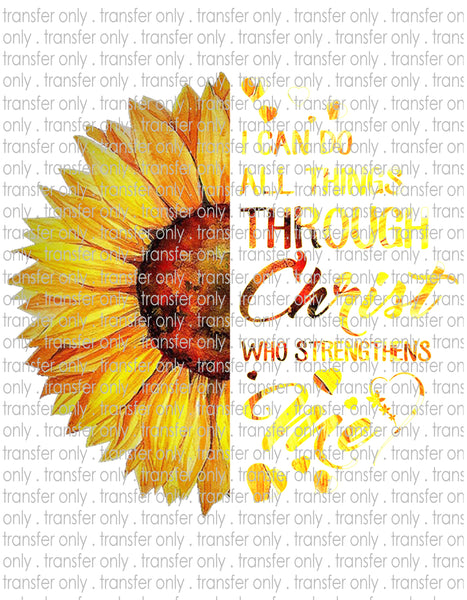Download Christ Sunflower - Waterslide, Sublimation Transfers ...