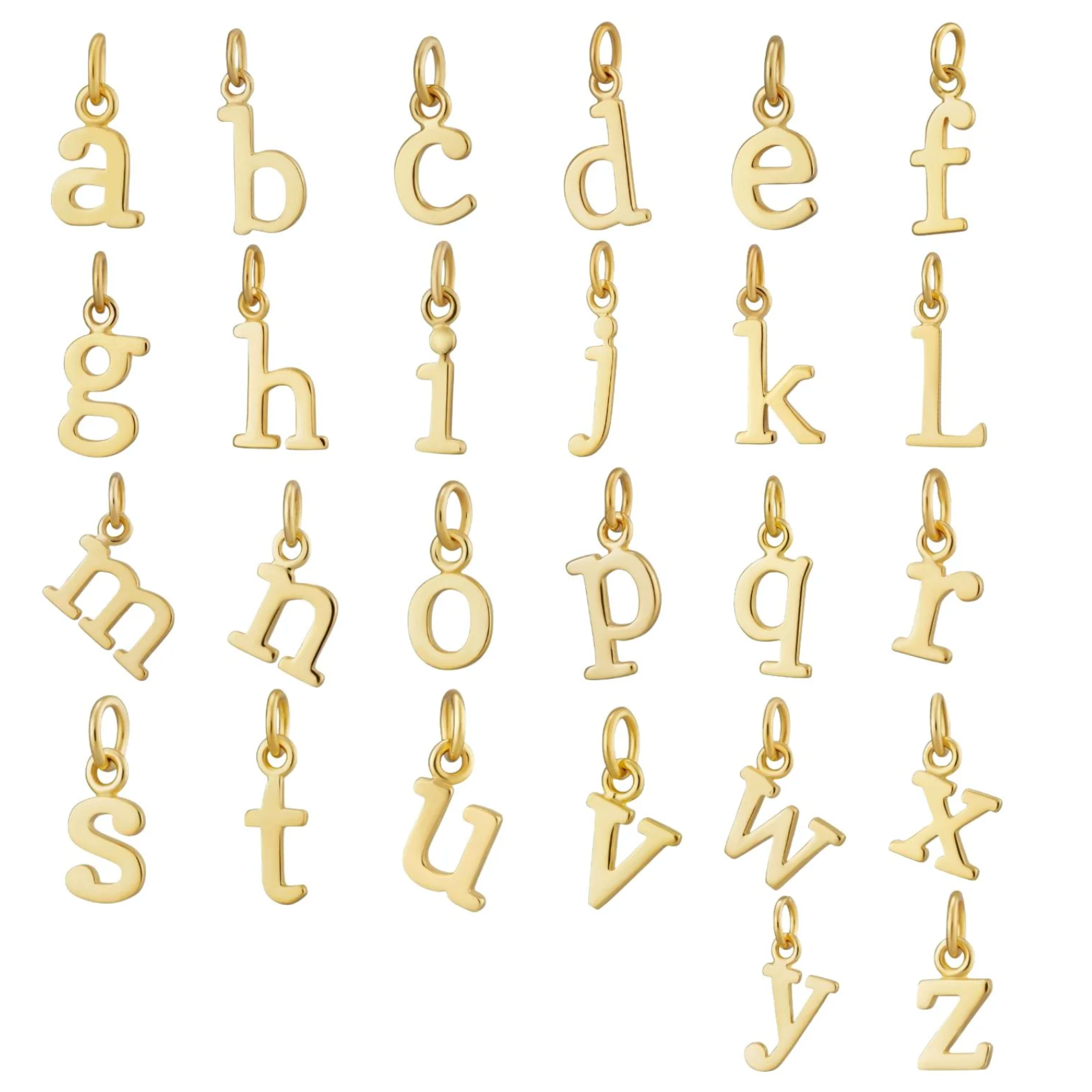 Gold Letter Charm - Scream Pretty Australia product image