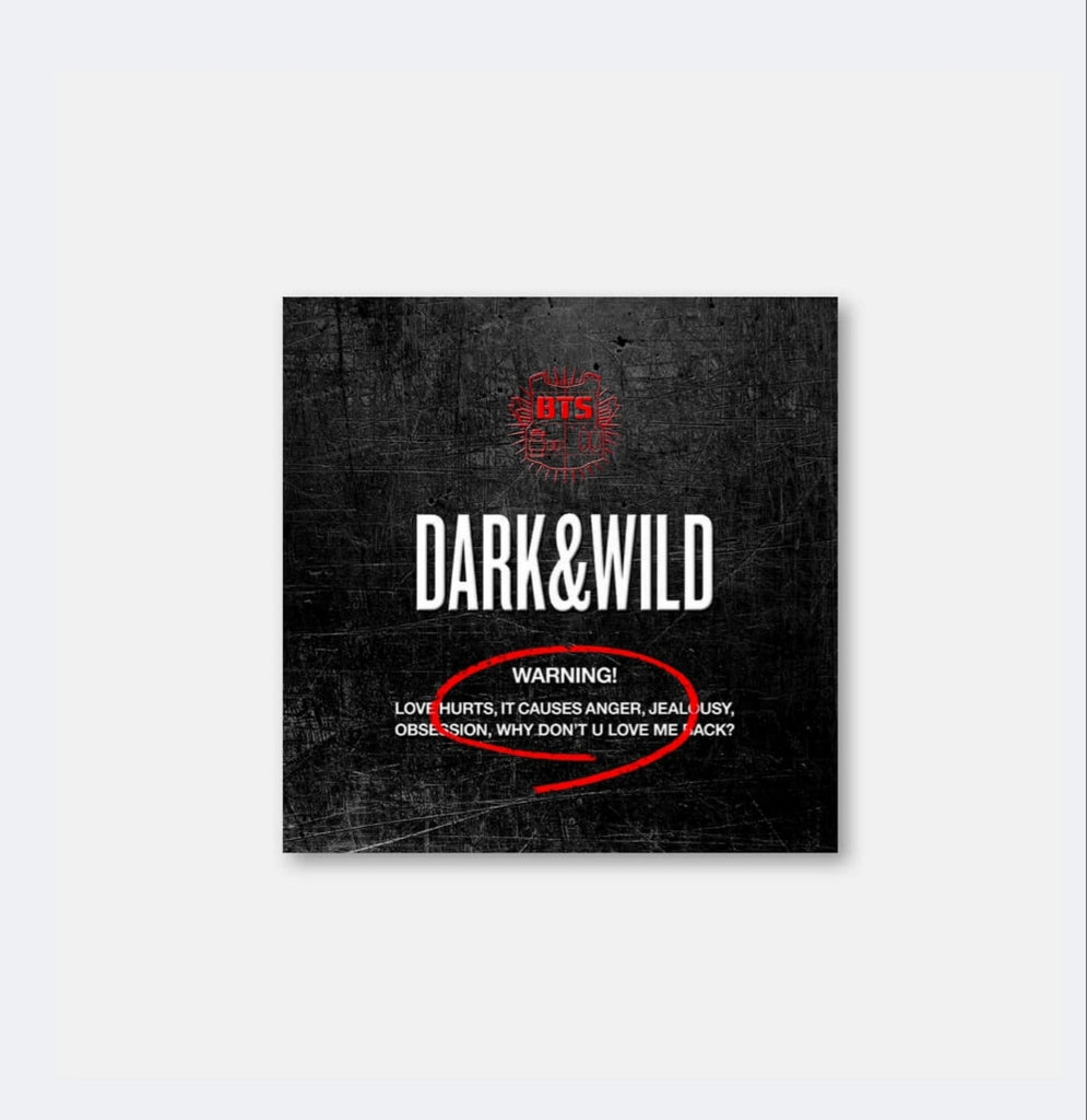 bts dark and wild album artwork