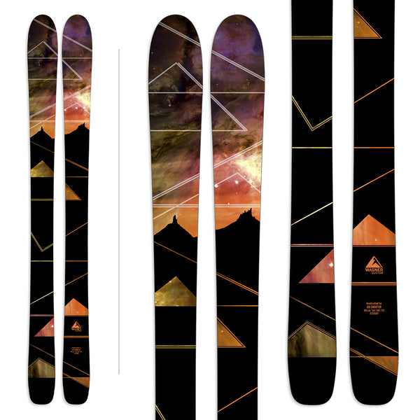 Six-Shooter custom graphic from Wagner Custom Skis