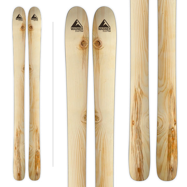 Camp Bird spruce wood veneer available only through Wagner Custom Skis