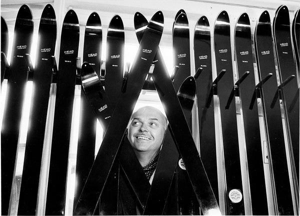 Howard Head amongst his skis