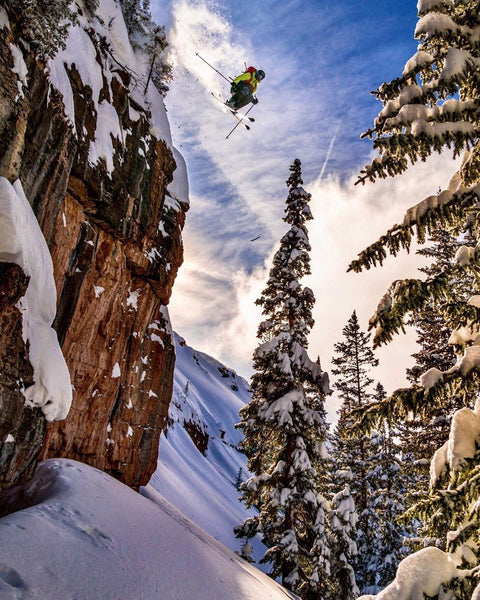 Mark Morris takes the leap of faith off of some massive cliffs.