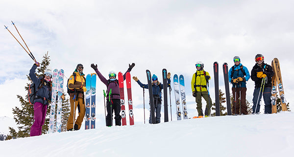 Happy skiers on Wagner Skis